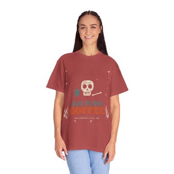 Dead Before Coffee Shirt photo 2