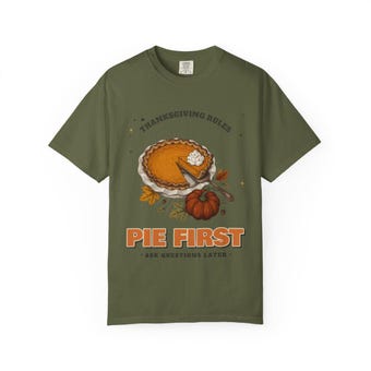 Funny Pumpkin Pie Thanksgiving Shirt photo 6