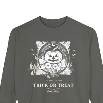 Gothic Jack O Lantern Sweatshirt photo 2