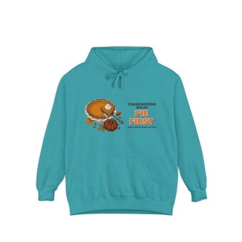 Pie First Thanksgiving Hoodie photo 4