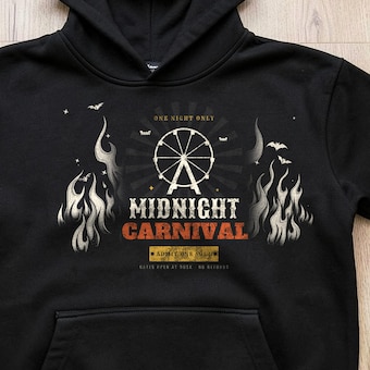 Midnight Carnival Halloween Hoodie photo 3
