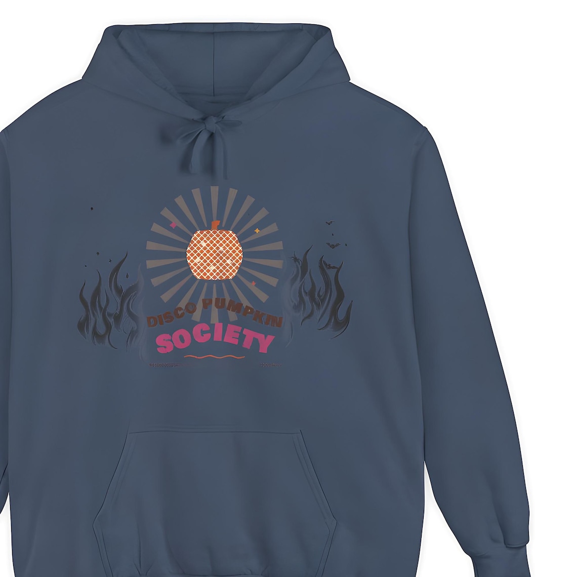 Disco Pumpkin Society Hoodie — Comfort Colors hoodie by WedgeAtelier