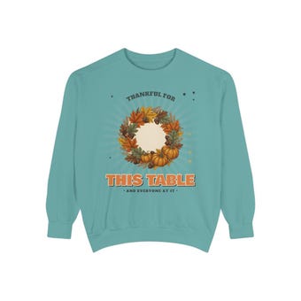 Thankful For This Table Sweatshirt photo 4