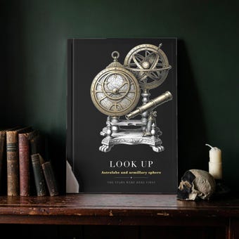 Dark Academia Astrolabe Print photo 3