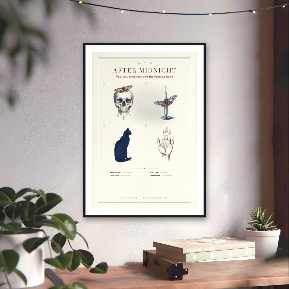 Vanitas Chart Print — art print by WedgeAtelier