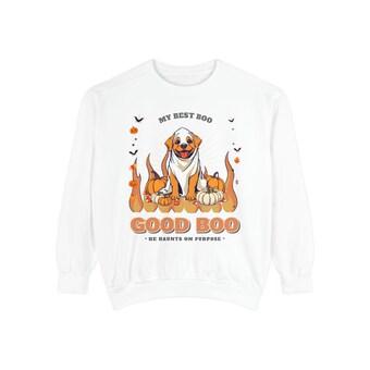 Good Boo Dog Ghost Sweatshirt photo 2
