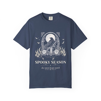 Gothic Raven Moon T-Shirt photo 4