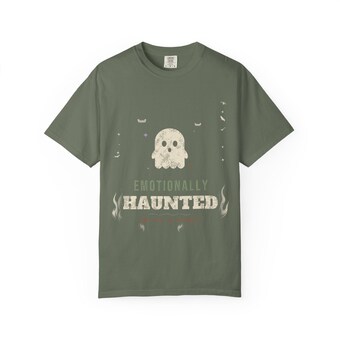 Emotionally Haunted Ghost Tee photo 4