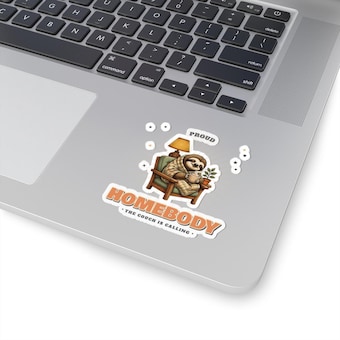 Homebody Sloth Sticker photo 2