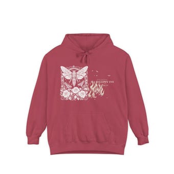 Gothic Moth Engraving Hoodie photo 6