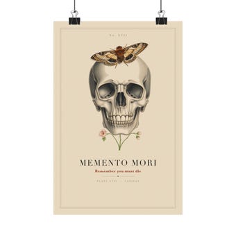 Memento Mori Skull Print photo 2