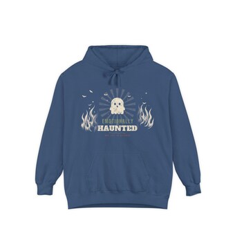 Emotionally Haunted Ghost Hoodie photo 5