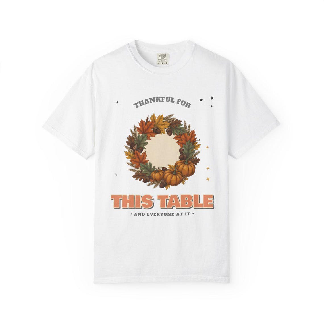 Thankful For This Table Wreath Tee by WedgeAtelier