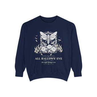 Gothic Moth Engraving Sweatshirt photo 5