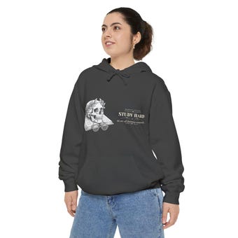 Dark Academia Skull Hoodie photo 5