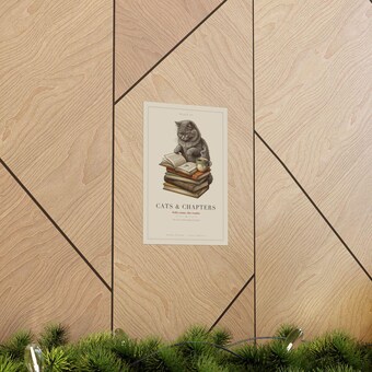 Cats and Chapters Print photo 6