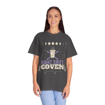 Night Shift Coven Nurse Halloween Shirt photo 3