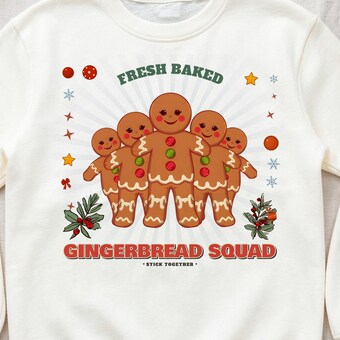 Gingerbread Squad Crewneck Sweatshirt photo 3