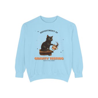 Gravity Testing Cat Sweatshirt photo 5