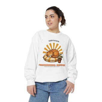 Professional Napper Cat Sweatshirt photo 3