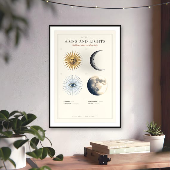 Celestial Chart Print — art print by WedgeAtelier