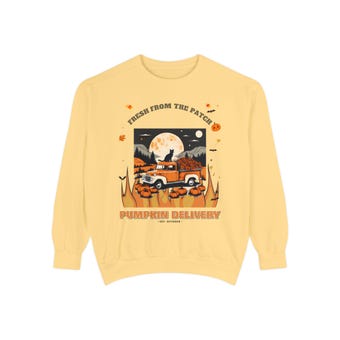 Comfort Colors Pumpkin Delivery Sweatshirt photo 3