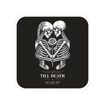 Till Death Skeleton Couple Sticker photo 4