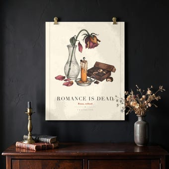 Romance Is Dead Wall Art Print photo 2