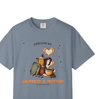 Caffeine & Fiction Tee photo 4