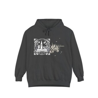 Witch Hat Cat Spellbook Hoodie photo 2