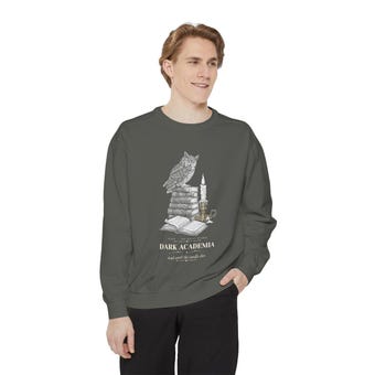 Dark Academia Owl Sweatshirt photo 4