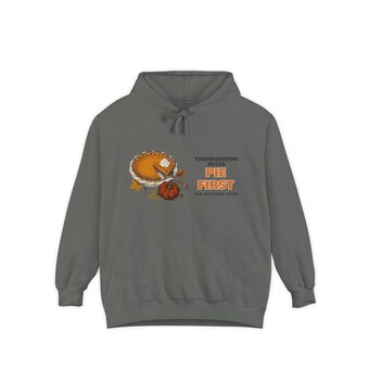 Pie First Thanksgiving Hoodie photo 3