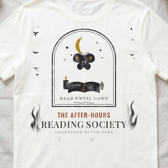 Dark Academia Reading Society Tee photo 3