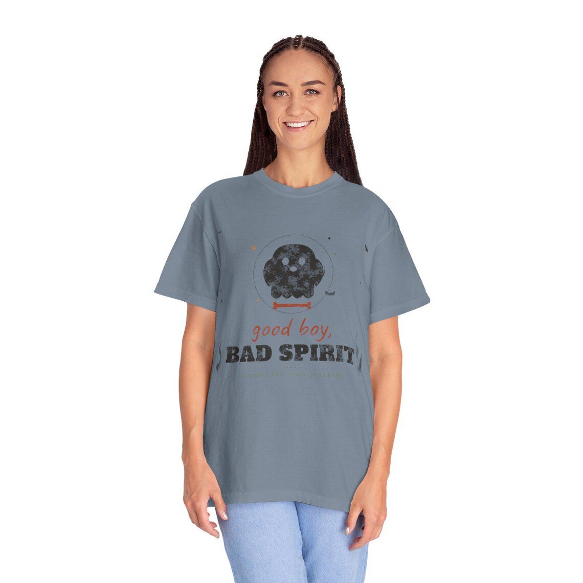 Ghost Dog Halloween Shirt by WedgeAtelier