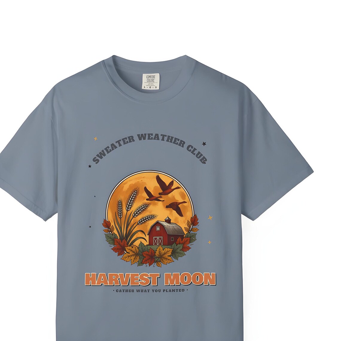 Harvest Moon Fall Shirt — Comfort Colors tee by WedgeAtelier