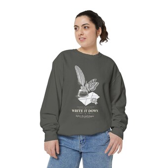 Dark Academia Quill and Moth Sweatshirt photo 3