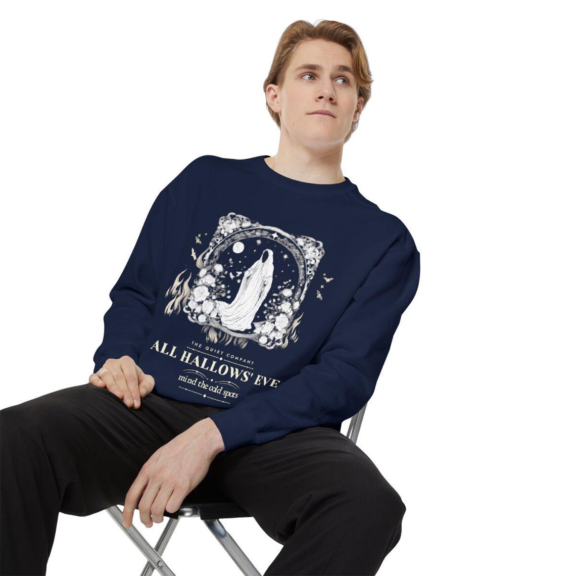 Gothic Ghost Sweatshirt by WedgeAtelier