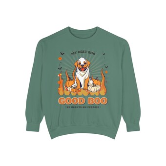 Funny Dog Ghost Costume Sweatshirt photo 4
