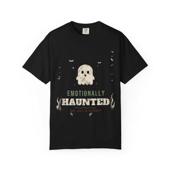Emotionally Haunted Ghost Tee photo 6