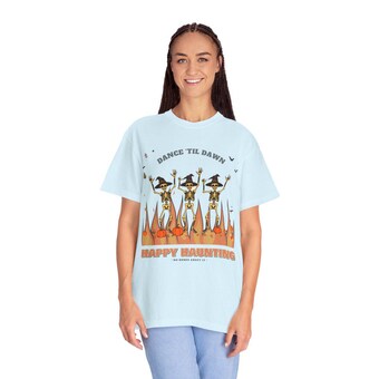 Dancing Skeletons Halloween Shirt photo 3