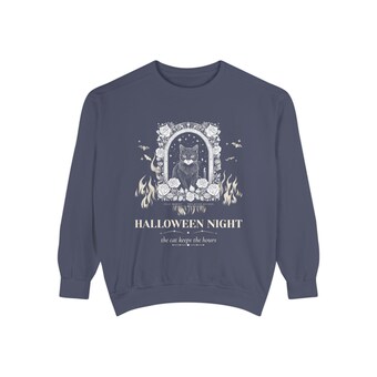 Gothic Black Cat Tarot Sweatshirt photo 4