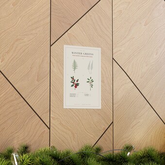 Winter Greens Chart Print photo 5