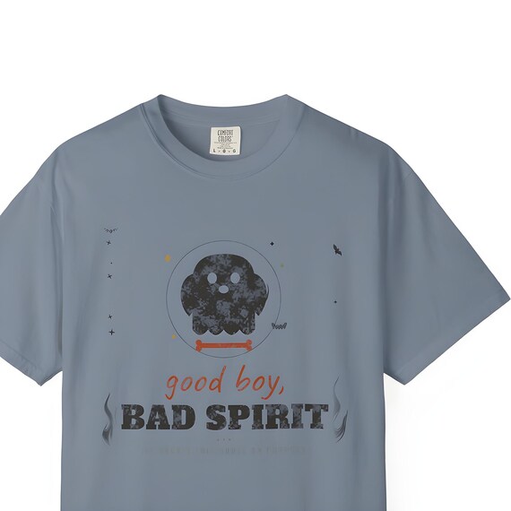 Ghost Dog Halloween Tee — Comfort Colors tee by WedgeAtelier