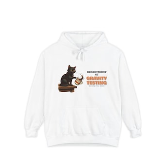 Gravity Testing Cat Hoodie photo 2