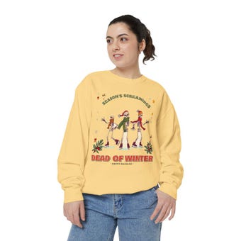 Dead of Winter Skeleton Christmas Sweatshirt photo 3