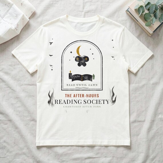 Dark Academia Reading Society Tee by WedgeAtelier