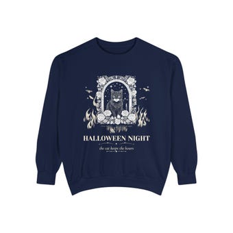 Gothic Black Cat Tarot Sweatshirt photo 5