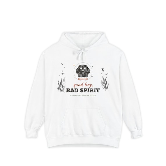 Ghost Dog Halloween Hoodie by WedgeAtelier