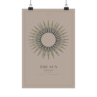 Gilded Sun Celestial Wall Art photo 2