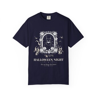 Gothic Cat Engraving Tee photo 5